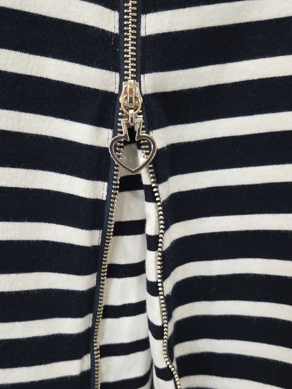 Kate Spade 100% Cotton Stripe Zip- Back Knit Dress, Small - Picture 7 of 10
